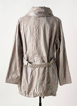 Imperméable finition intérieure doublure satiné sans capuche gris GELCO femme