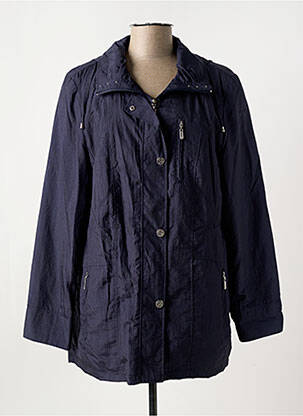 Coupe-vent poches sans capuche bleu BARBARA LEBEK femme