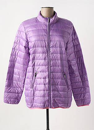 Doudoune manches longues sans capuche violet CISO femme