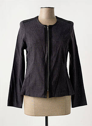 Veste casual epaulette gris GEVANA femme