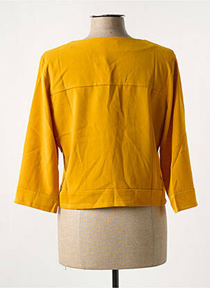 Veste casual coupe cintrée jaune MULTIPLES femme