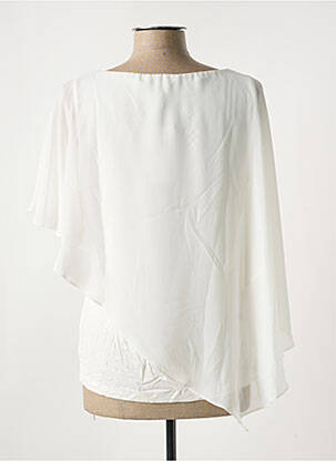 Top coupe fluide manches courtes beige MY WAY FER femme