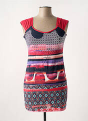 Tunique sans manche rouge ALEXANDRE D. pour femme seconde vue