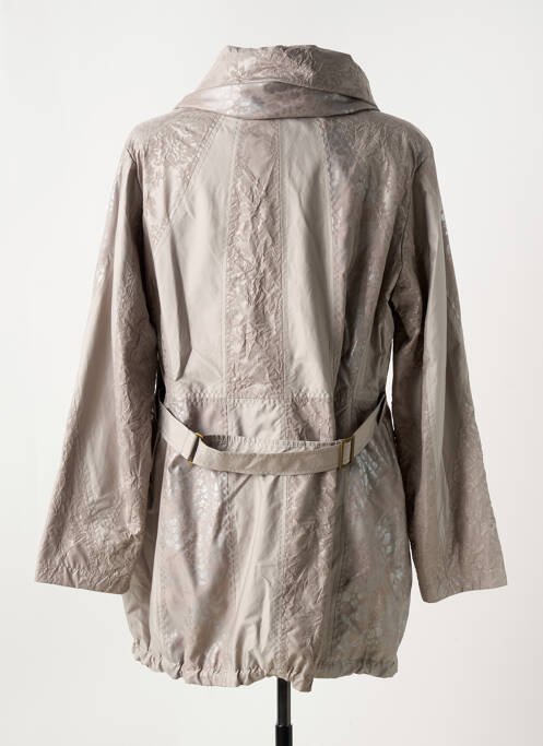 Imperméable finition intérieure doublure satiné sans capuche gris GELCO femme