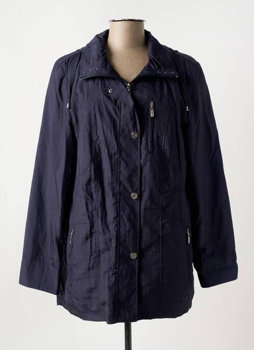 Coupe-vent manches longues sans capuche bleu BARBARA LEBEK femme
