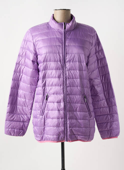 Doudoune poches sans capuche violet CISO femme
