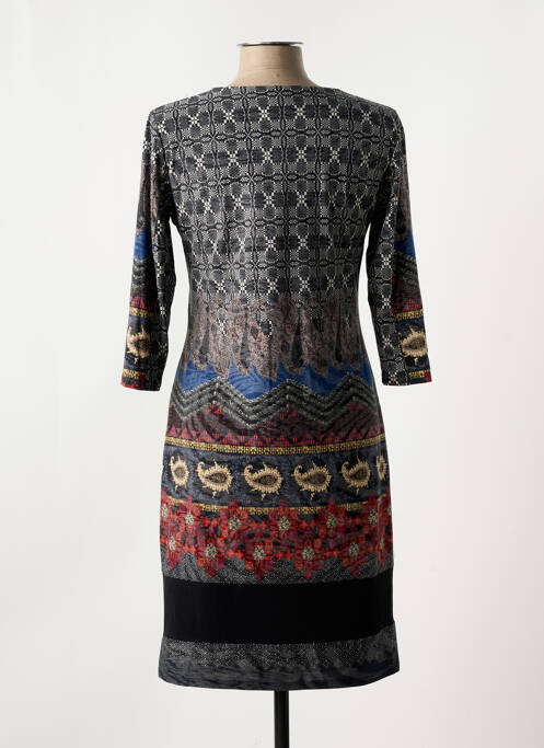 Robe courte gris GEVANA pour femme