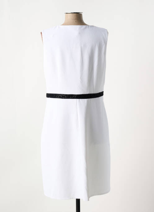 Robe mi-longue blanc JULIE GUERLANDE pour femme