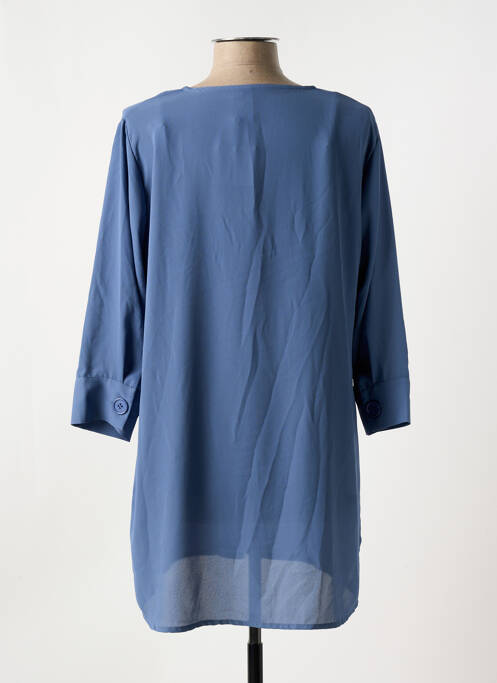 Tunique manches longues bleu CISO pour femme