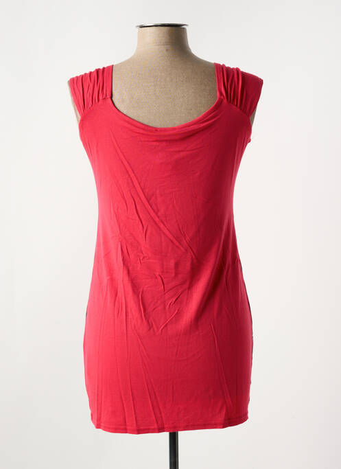 Tunique sans manche rouge ALEXANDRE D. pour femme