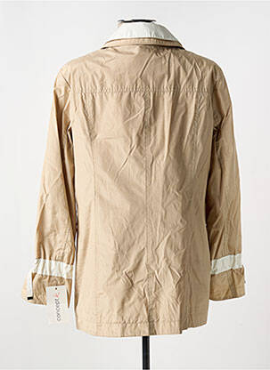 Imperméable finition intérieure doublure satiné sans capuche beige CONCEPT K femme