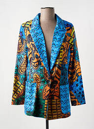 Blazer coupe cintrée bleu MISSY femme