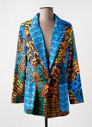 Blazer coupe cintrée bleu MISSY femme
