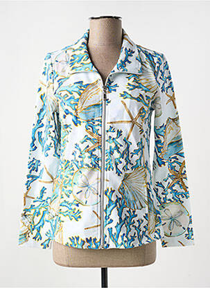 Veste casual coupe cintrée bleu DOLCEZZA femme