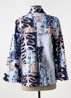 Veste casual coupe cintrée bleu DOLCEZZA femme