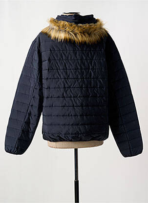 Doudoune poches a capuche bleu MAELINÉ femme