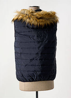 Doudoune poches a capuche bleu MAELINÉ femme