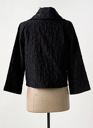 Veste chic fermeture boutonnée sur le devant noir DOLCEZZA femme