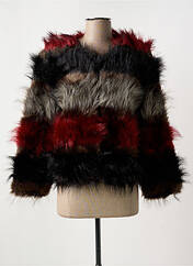 Manteau court rouge KELYNA pour femme seconde vue