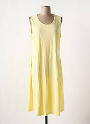 Robe mi-longue jaune SIGNATURE pour femme seconde vue