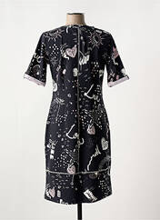 Robe mi-longue noir DOLCEZZA pour femme seconde vue