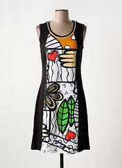 Robe mi-longue noir DOLCEZZA pour femme seconde vue