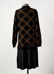 Robe mi-longue noir MICHA pour femme seconde vue