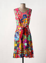 Robe mi-longue rose DOLCEZZA pour femme seconde vue