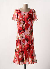 Robe mi-longue rouge GEVANA pour femme seconde vue