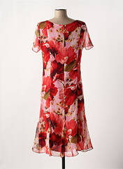 Robe mi-longue rouge GEVANA pour femme seconde vue