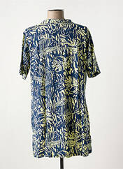 Tunique manches courtes bleu SIGNATURE pour femme seconde vue