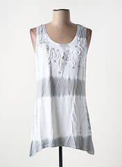 Tunique sans manche gris CAPUCCINO pour femme seconde vue