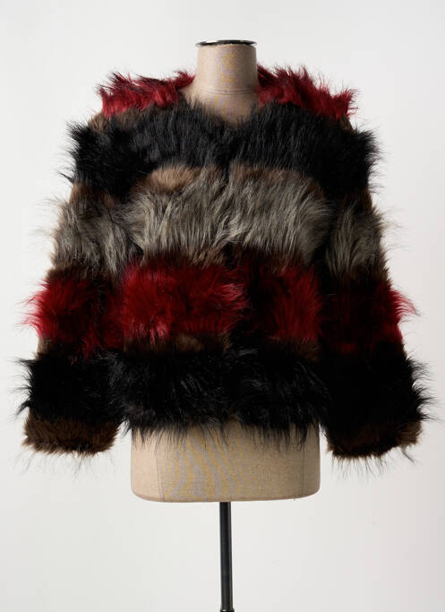 Manteau court rouge KELYNA pour femme