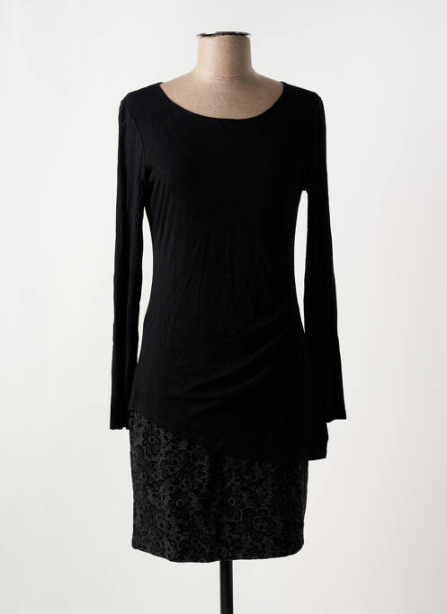 Robe courte noir MASSANA pour femme