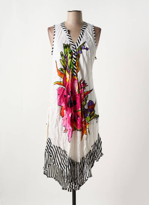 Robe mi-longue rose NICE DAY pour femme