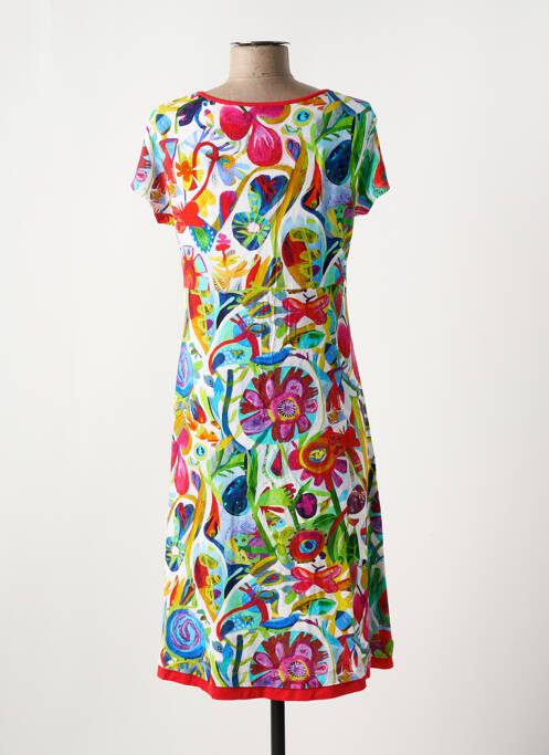 Robe mi-longue rouge DOLCEZZA pour femme