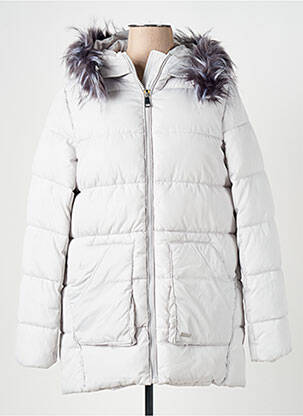 Doudoune poches a capuche gris BROADWAY femme
