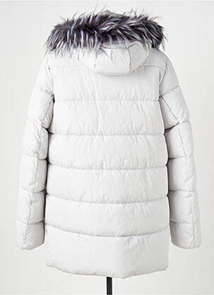 Doudoune poches a capuche gris BROADWAY femme