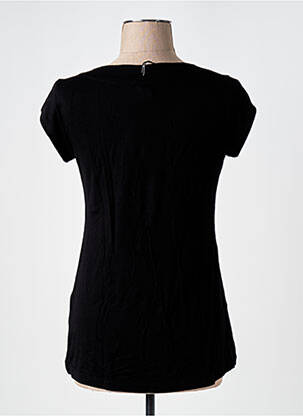 T-shirt imprimé fantaisie manches courtes noir DOLCEZZA femme