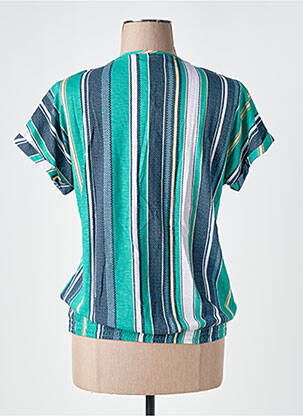 T-shirt imprimé fantaisie manches courtes vert OLSEN femme
