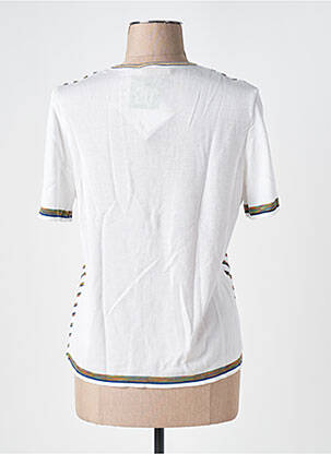 T-shirt coupe cintrée manches courtes beige SAINT CHARLES femme