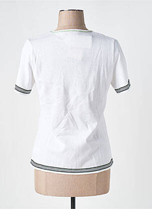 T-shirt coupe cintrée manches courtes beige SAINT CHARLES femme