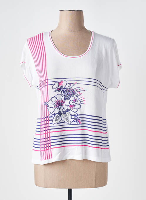 T-shirt beige SAINT CHARLES pour femme