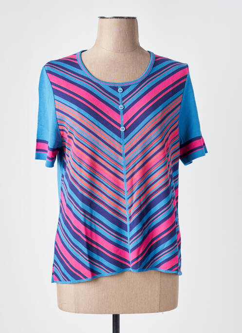 T-shirt bleu SAINT CHARLES pour femme