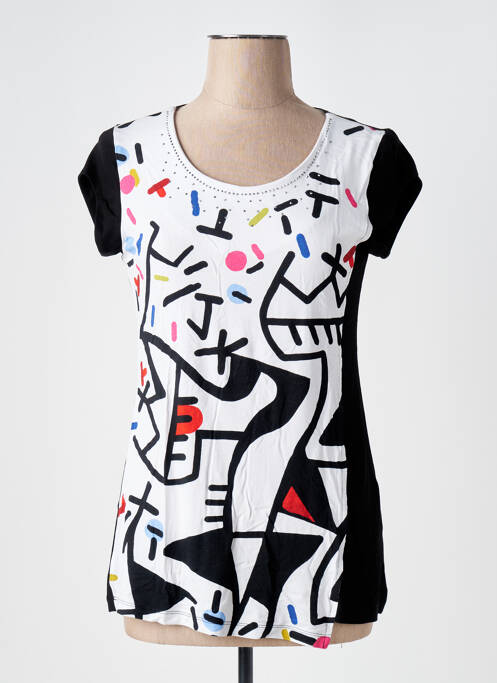 T-shirt noir DOLCEZZA pour femme