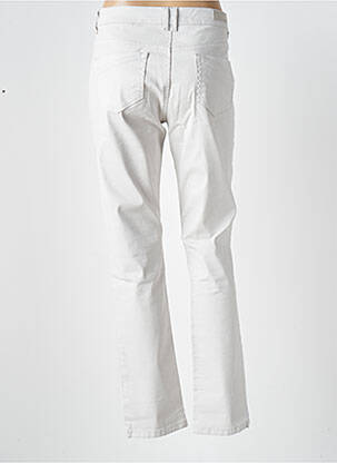 Pantalon slim tissage enduit taille normale gris CMK femme