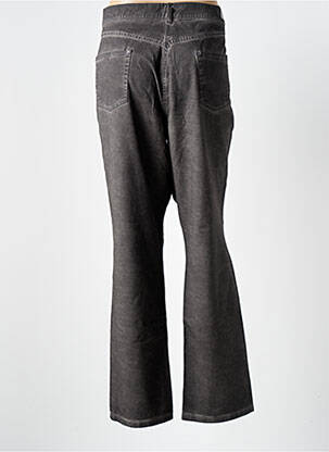 Pantalon droit stretch taille normale gris CMK femme
