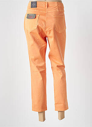 Pantalon 7/8 stretch taille normale orange GERKE MY PANTS femme