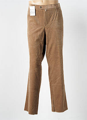 Pantalon droit stretch taille normale marron MEYER homme