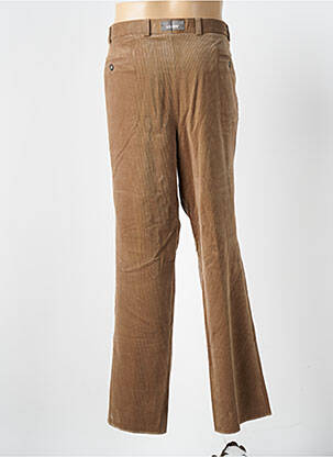 Pantalon droit stretch taille normale marron MEYER homme